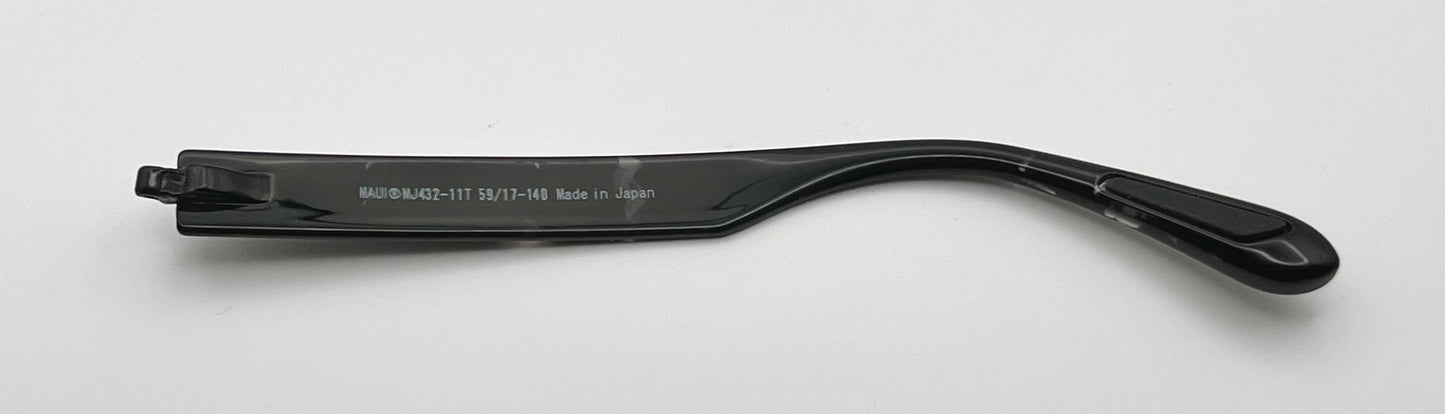 Maui Jim 432 Right Temple Black Tortoise