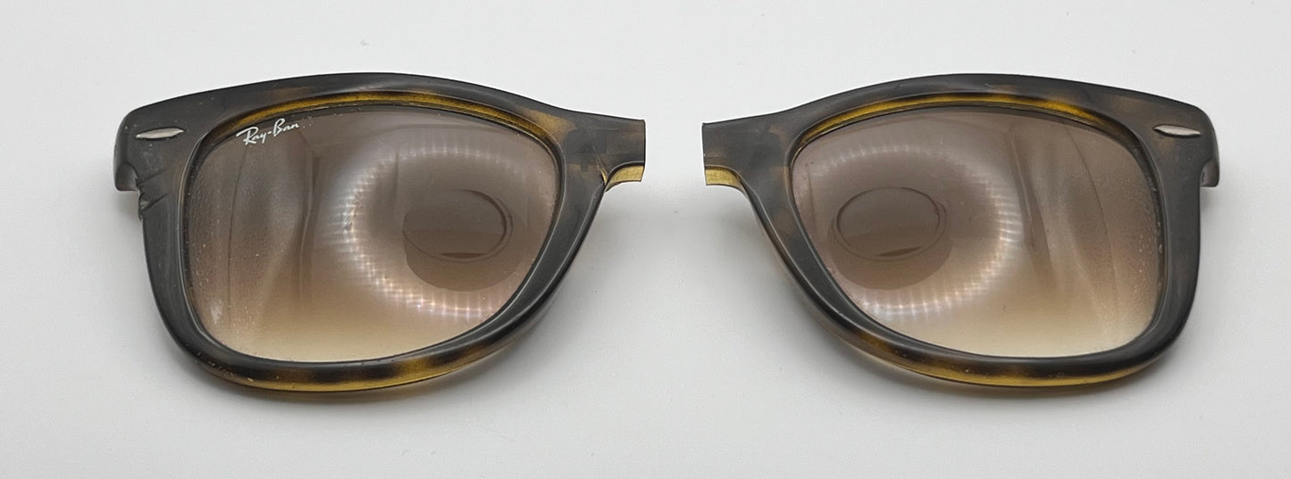 Costa Del Mar Folding Wayfarer Front Face Tortoise (front Face) Brown (lenses)