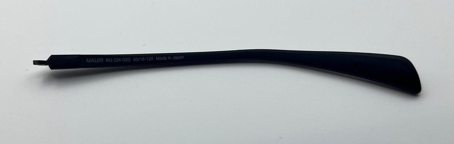 Maui Jim 324 Right Temple Matte Black