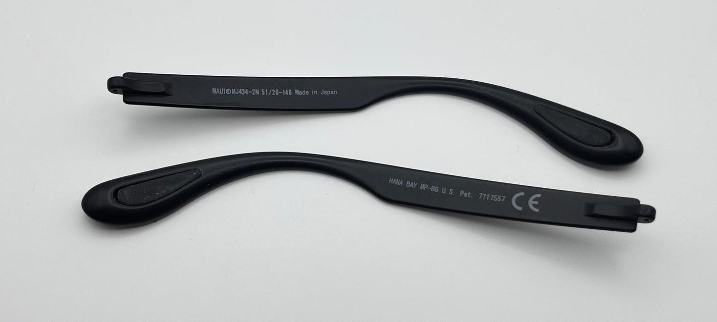 Maui Jim 434 Both Temples Matte Black