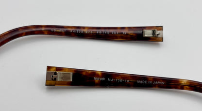 Maui Jim 136 Both Temples Tortoise