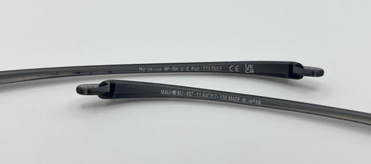 Maui Jim 407 Both Temples Clear Gray
