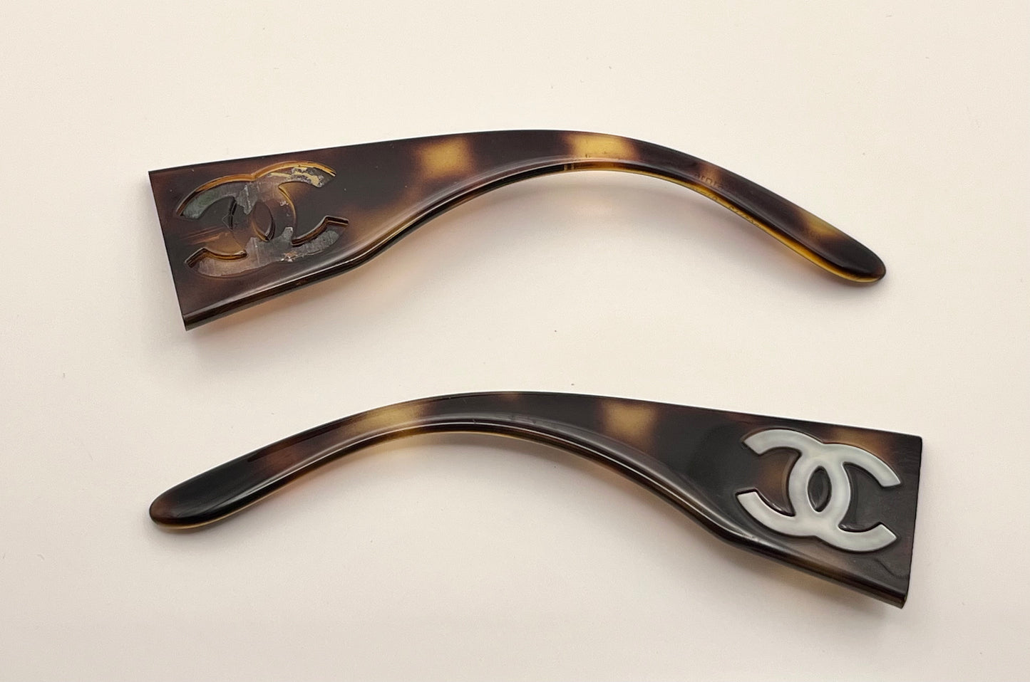 Chanel 5076 Both Temples Tortoise (one Missing Logo)