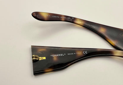 Chanel 5076 Both Temples Tortoise (one Missing Logo)