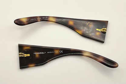 Chanel 5076 Both Temples Tortoise (one Missing Logo)