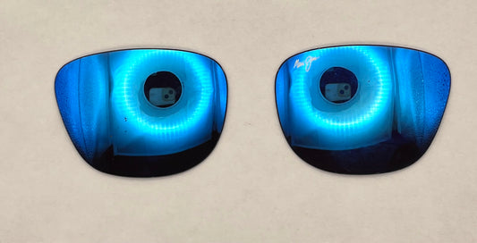 Maui Jim Dragons Teeth Both Lenses Blue
