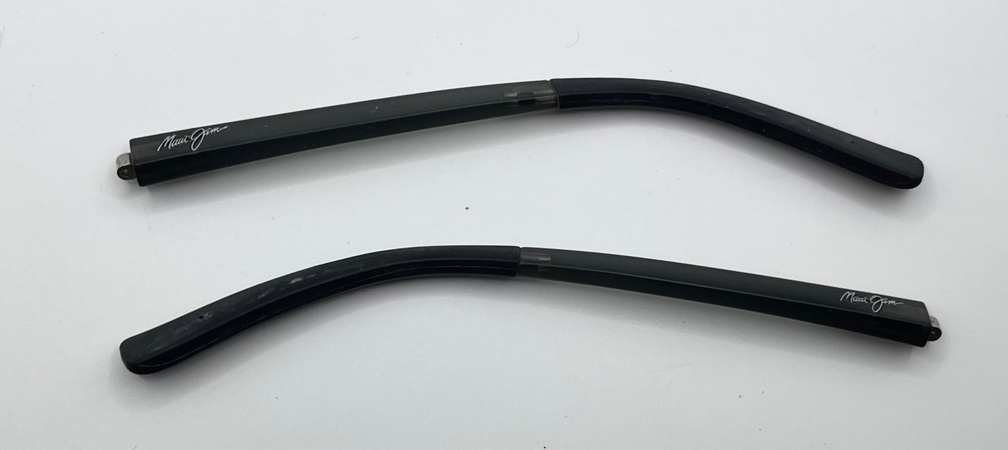 Maui Jim 762 Both Temples Translucent Black