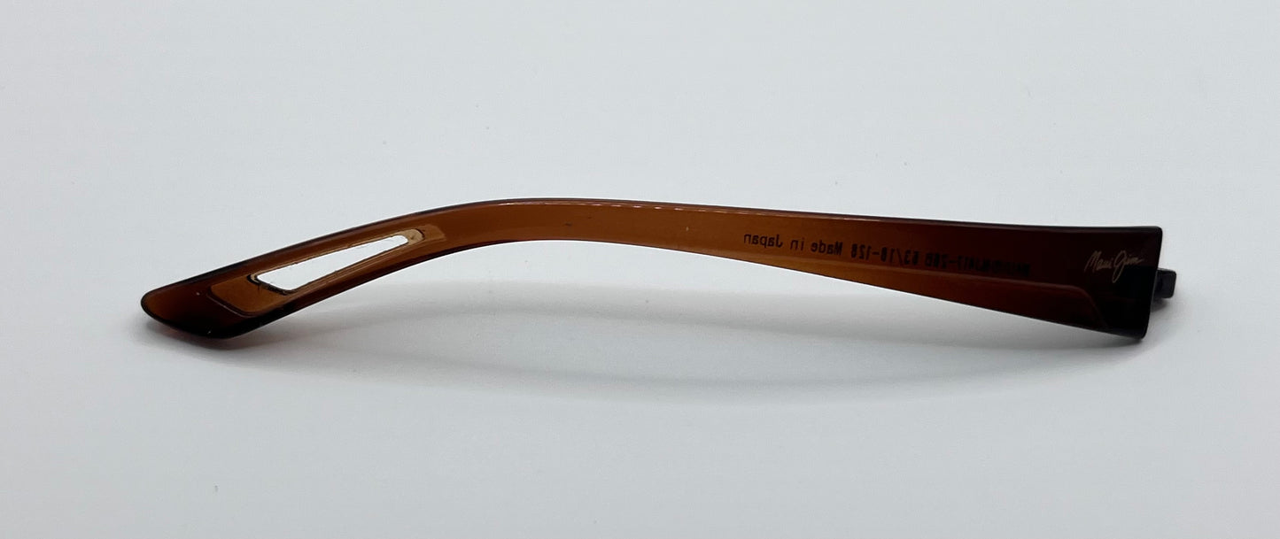 Maui Jim 417 Right Temple Black/brown Ombre