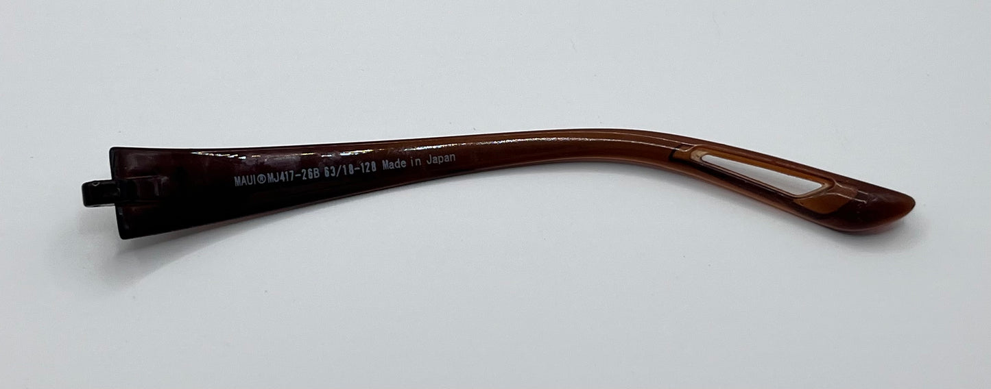 Maui Jim 417 Right Temple Black/brown Ombre