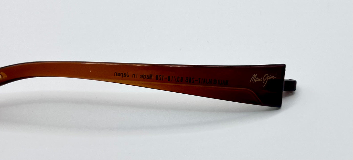 Maui Jim 417 Right Temple Black/brown Ombre