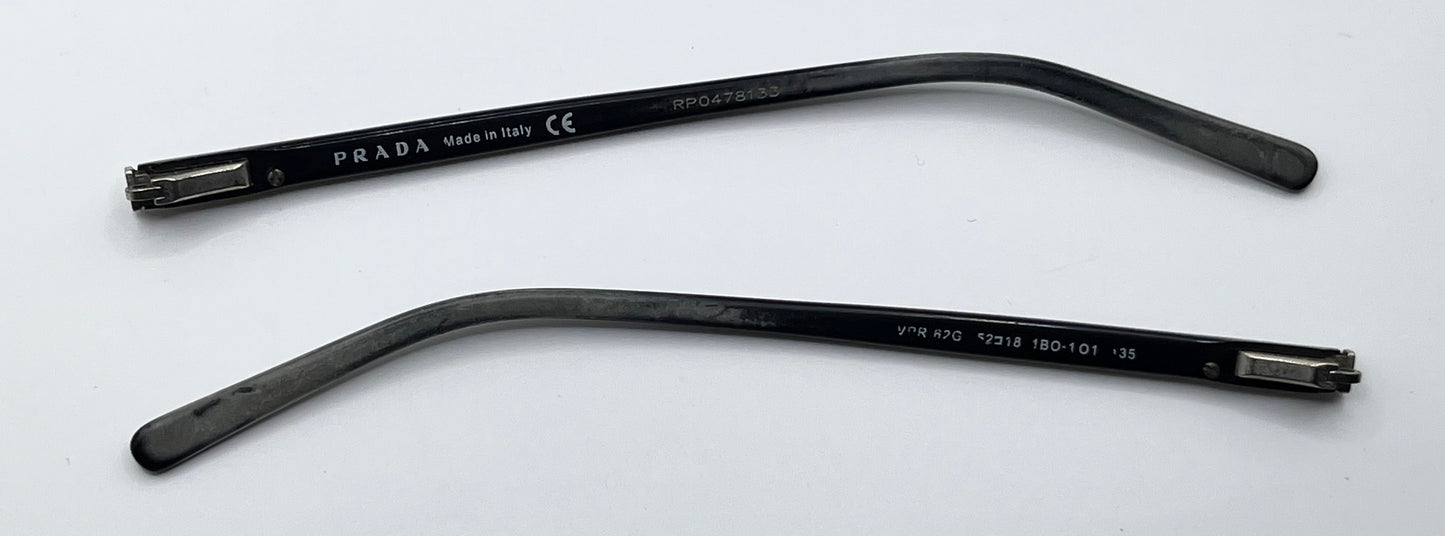 Prada Vpr 62g Both Temples Black