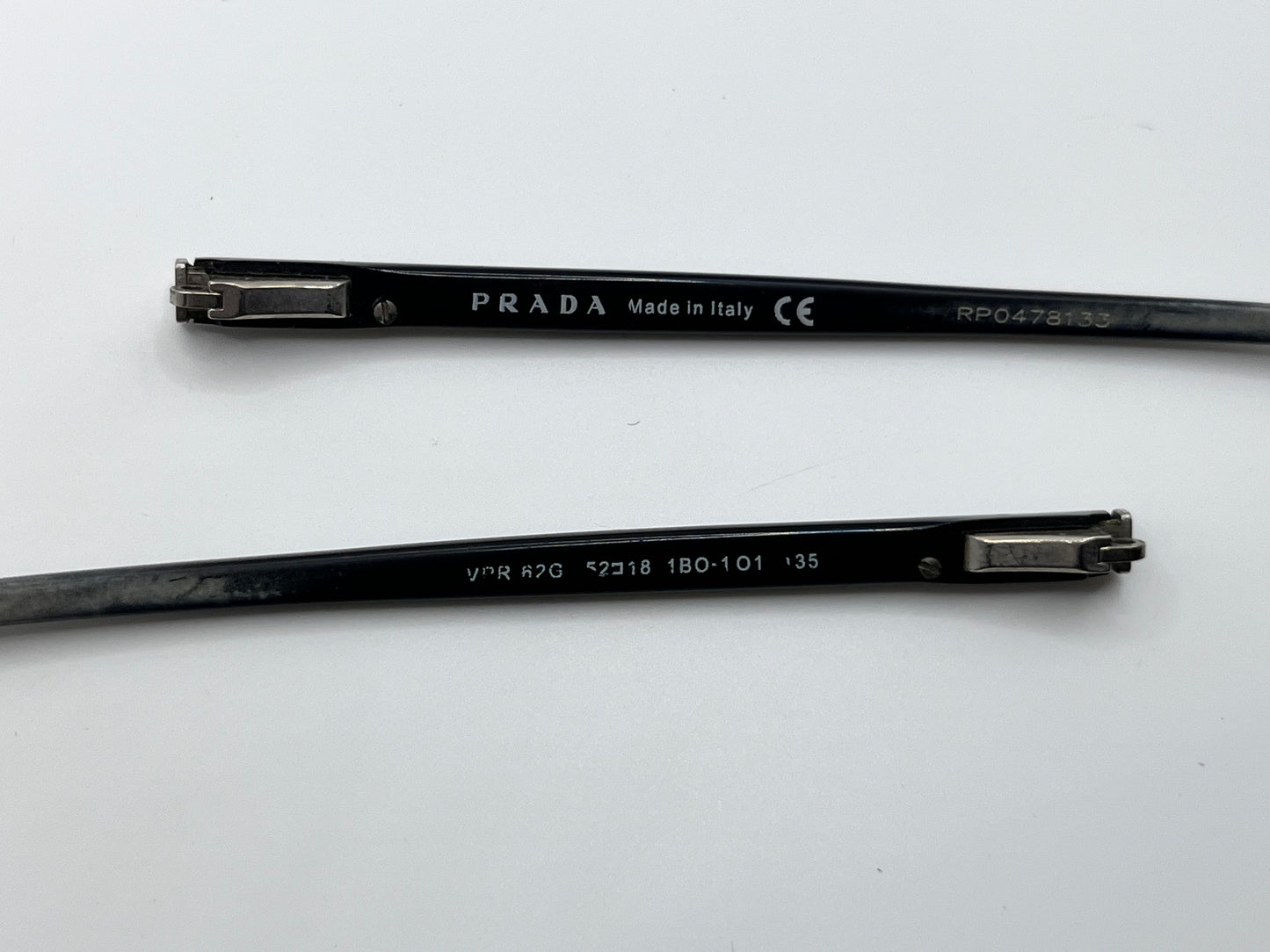 Prada Vpr 62g Both Temples Black