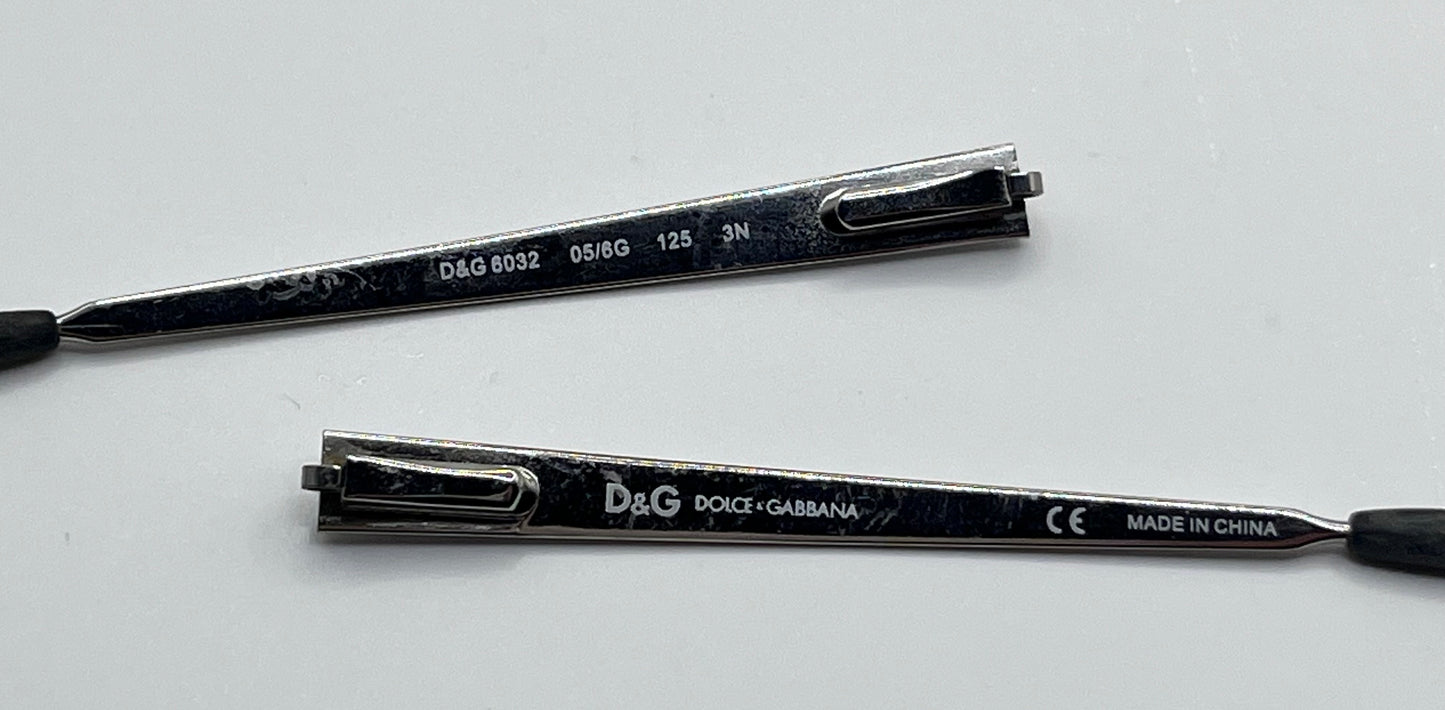 Dolce Gabbana 8032 Both Temples Metal/black