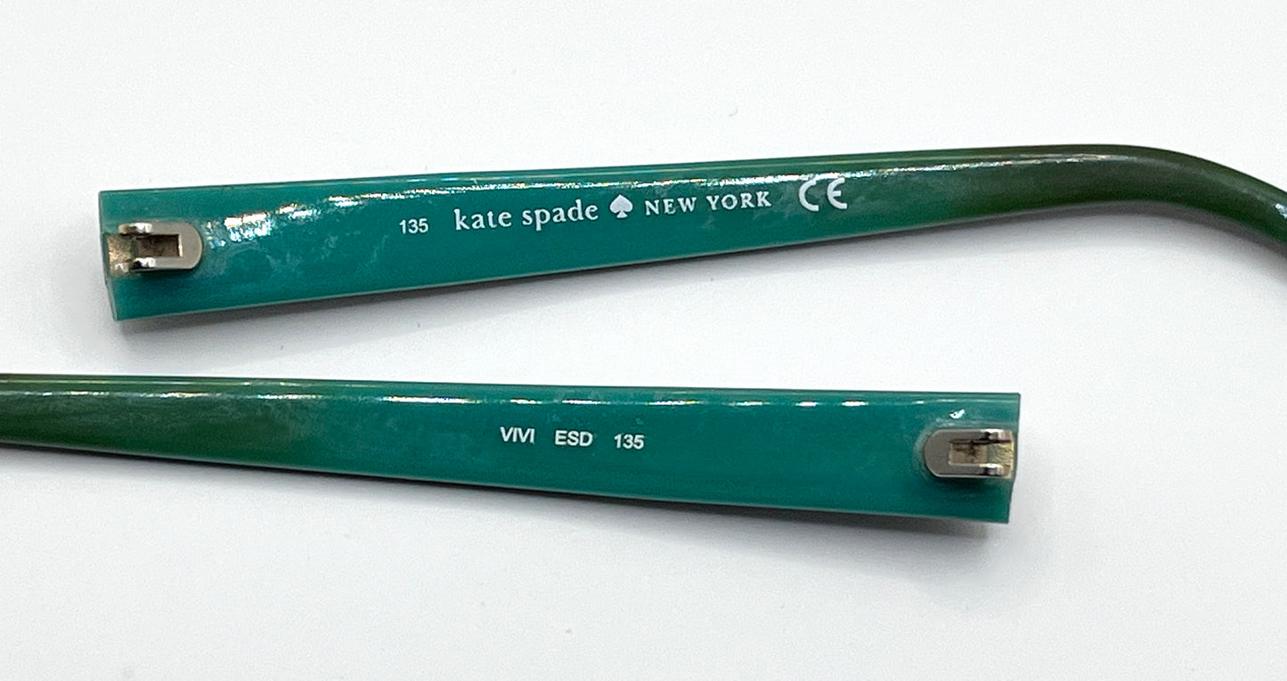 Kate Spade Vivi Esd Both Temples Green/tortoise