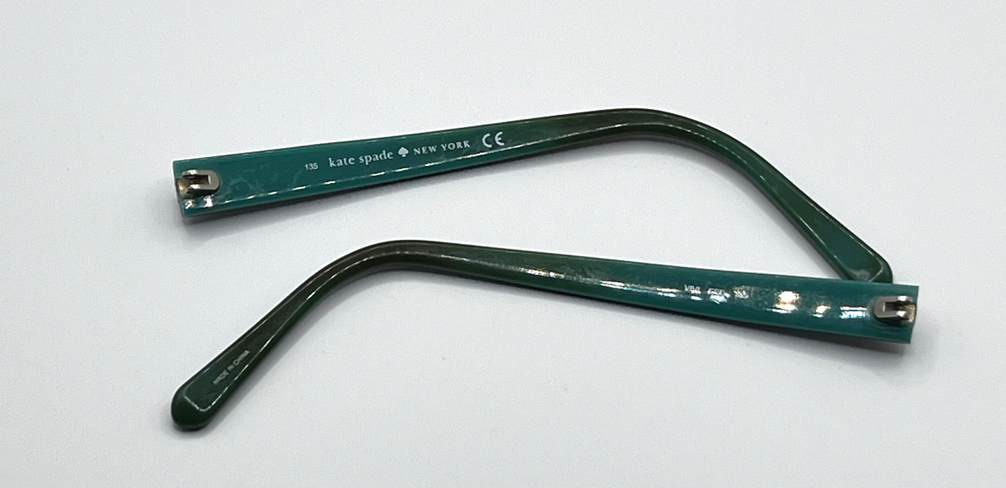 Kate Spade Vivi Esd Both Temples Green/tortoise