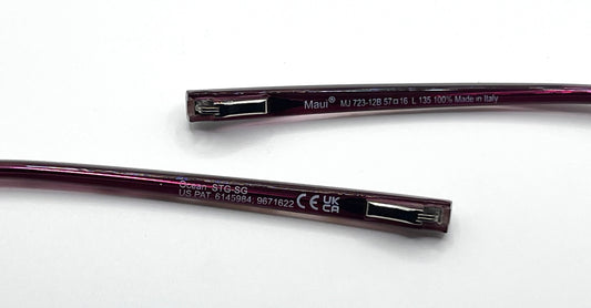 Maui Jim 723 Both Temples Tortoise/pink