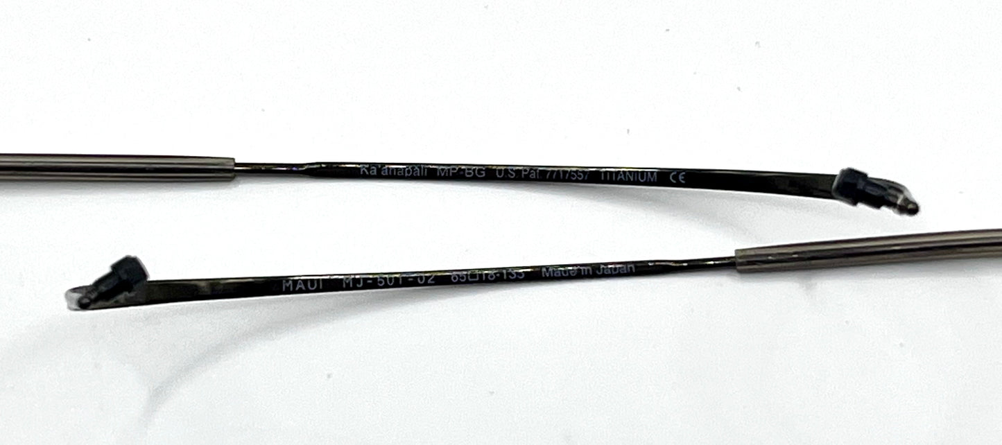 Maui Jim 501 Both Temples Metal