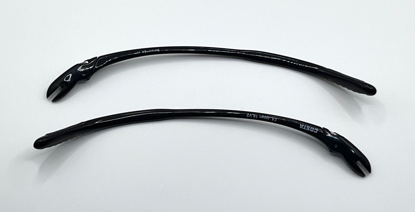 Costa Del Mar Ballast 11 Both Temples   Shiny Black