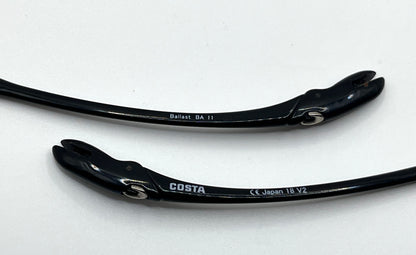 Costa Del Mar Ballast 11 Both Temples   Shiny Black