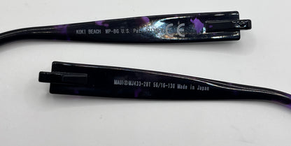 Maui Jim 433 Both Temples Purple Tortoise