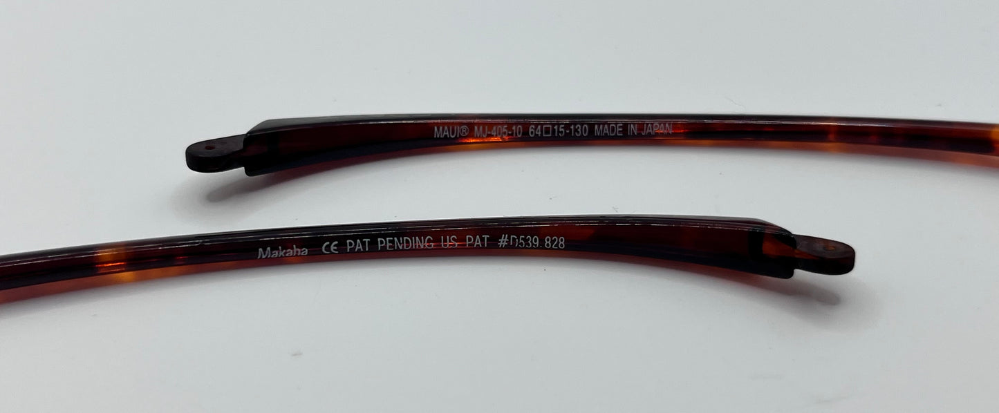 Maui Jim 405 Both Temples Tortoise