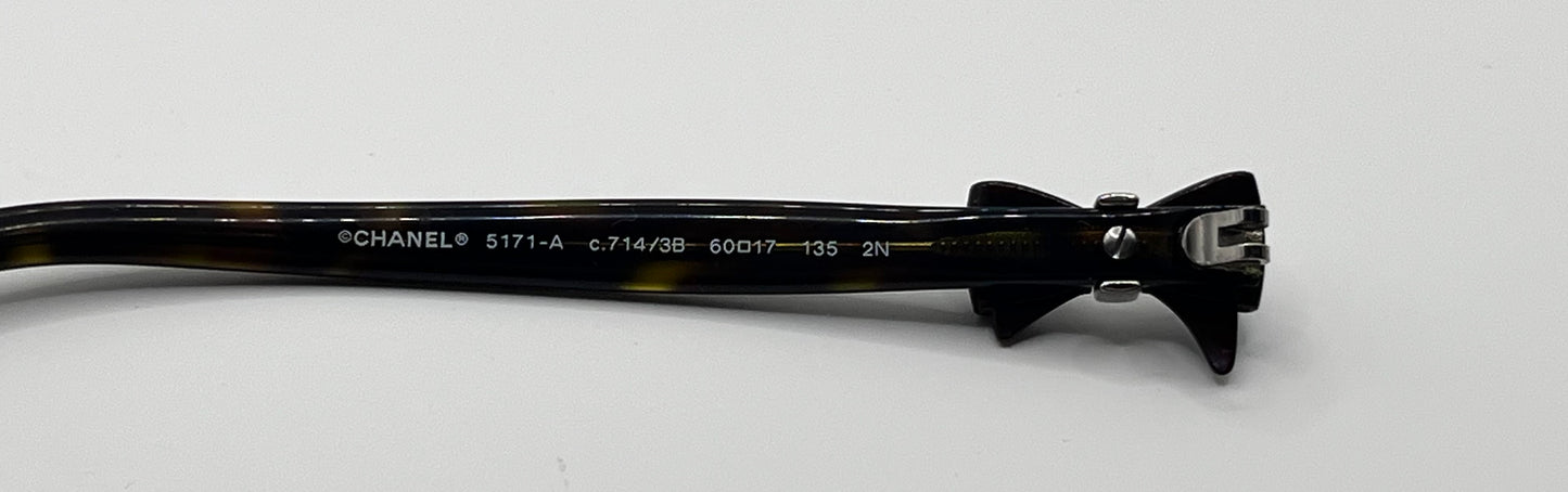 Chanel 5171 Right Temple Tortoise