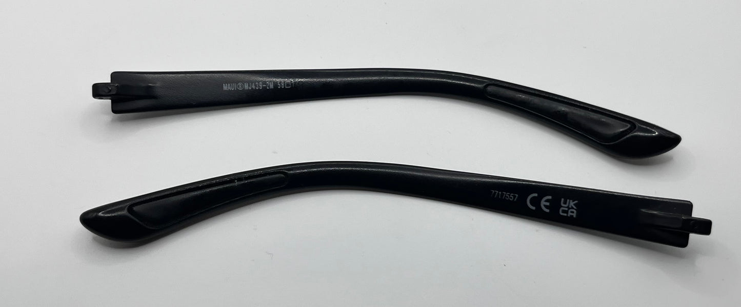 Maui Jim 439 Both Temples Black