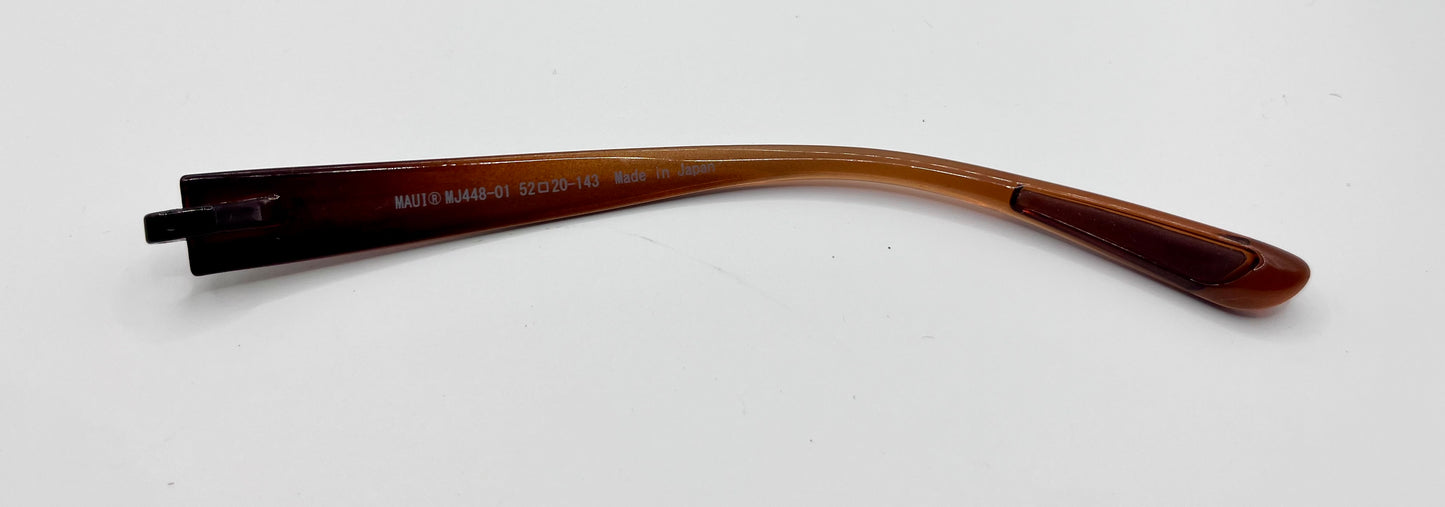 Maui Jim 448 Right Temple Dark Translucent Brown