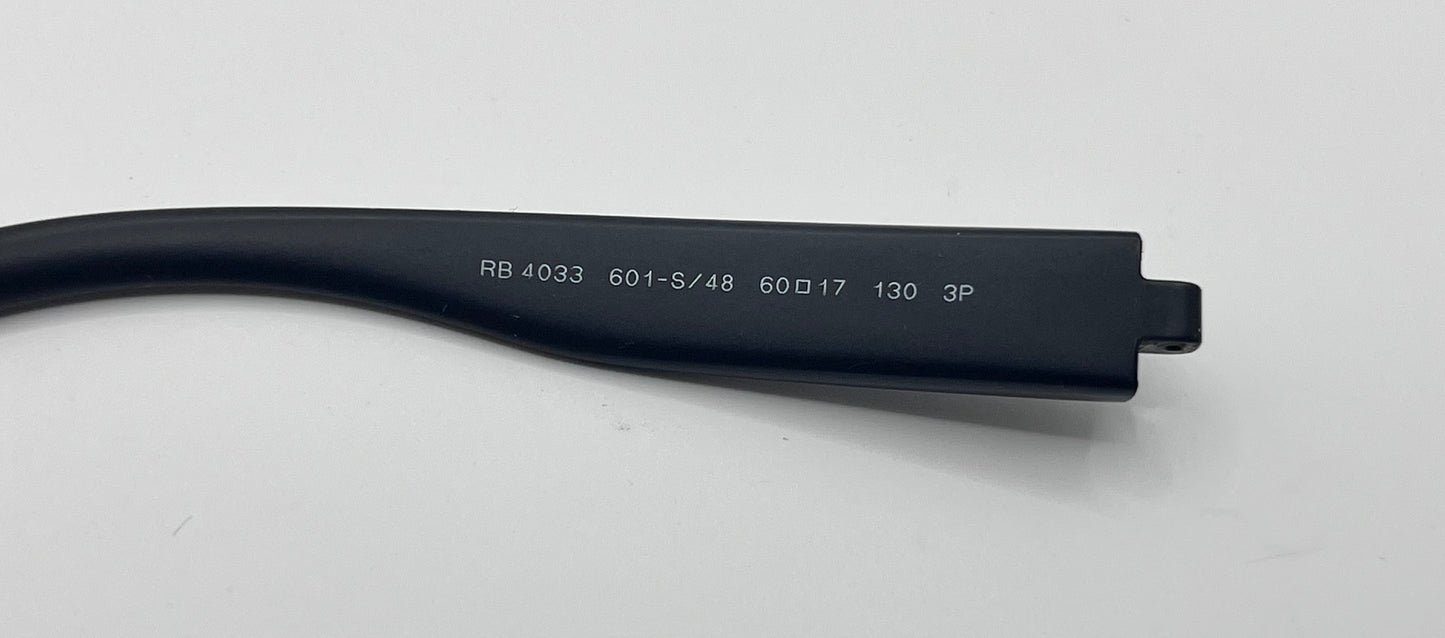 Ray Ban 4033 Left Temple Black