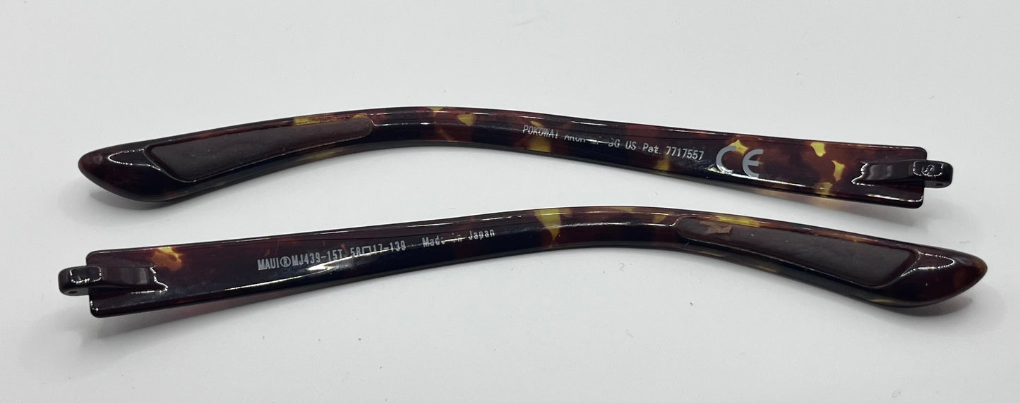 Maui Jim 439 Both Temples Tortoise