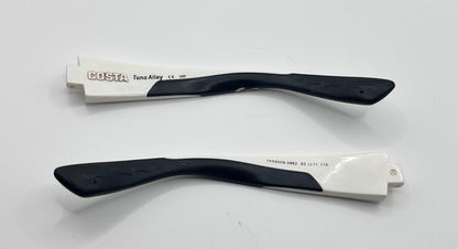 Costa Del Mar Tuna Alley Both Temples White/black