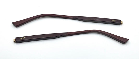 Maui Jim 650 Both Temples Dark Maroon