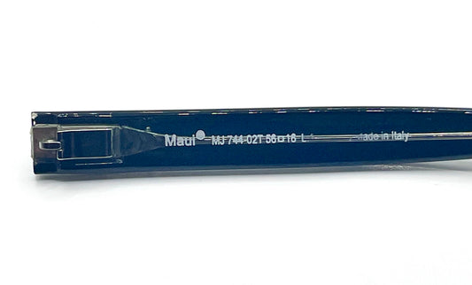Maui Jim 744 Right Temple Dark Blue