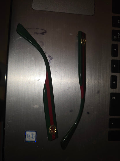 Gucci 0278o Both Temples Green/red