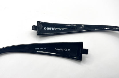 Costa Del Mar Caballito 11 Both Temples Shiny Black