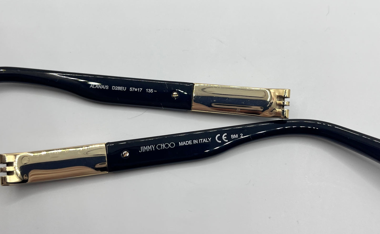 Jimmy Choo Alanas Both Temples Gold/black