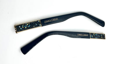 Jimmy Choo Alanas Both Temples Gold/black