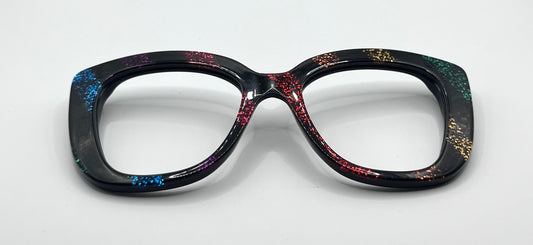 Gucci 0327s Front Face Shiny Black/multicolored