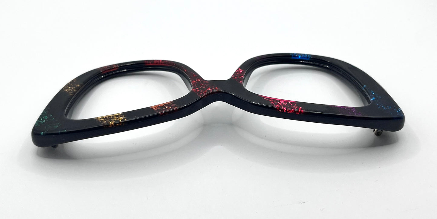 Gucci 0327s Front Face Shiny Black/multicolored