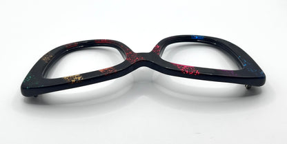 Gucci 0327s Front Face Shiny Black/multicolored