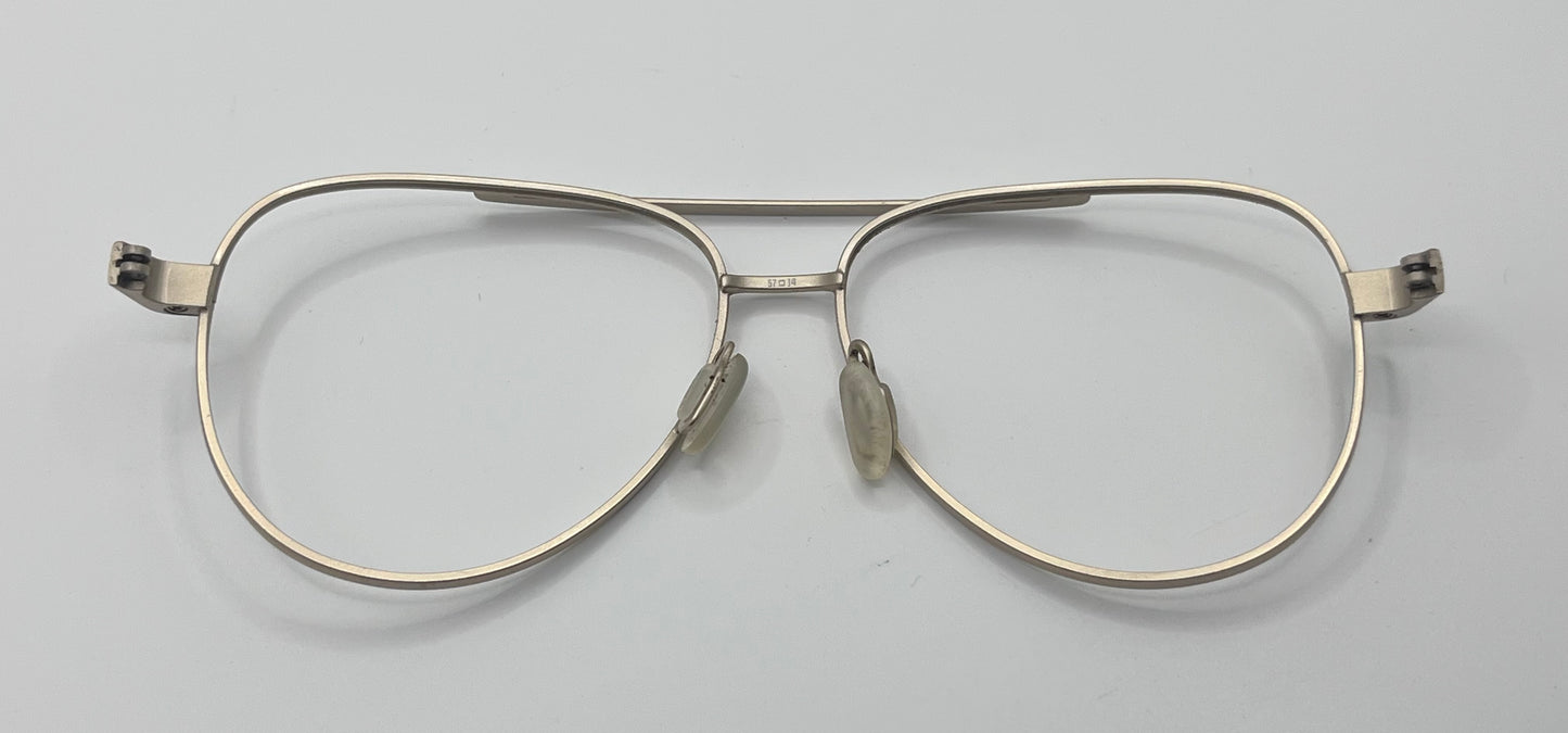 Costa Del Mar Peli Front Face Light Gold Metal