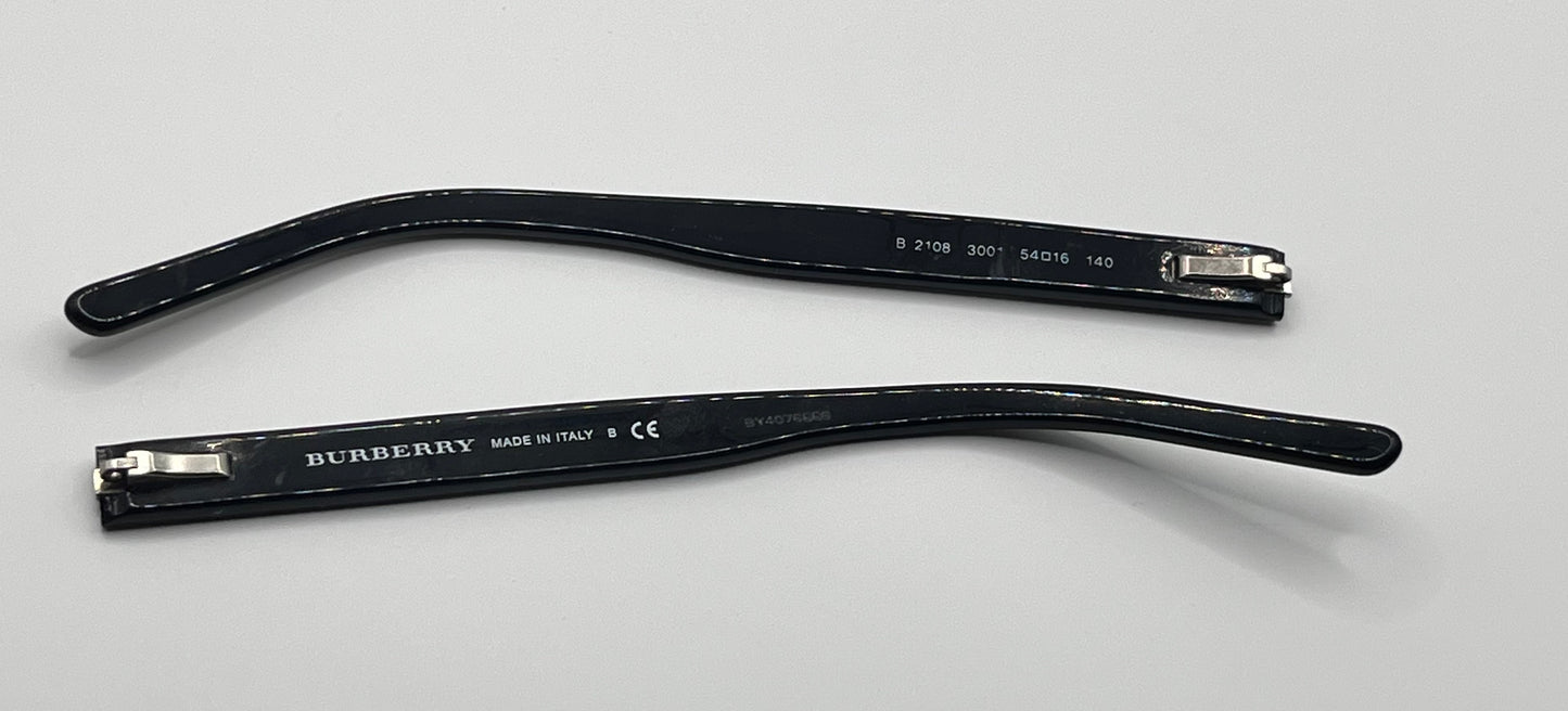 Burberry 2108 Both Temples Shiny Black