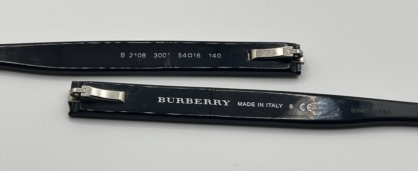 Burberry 2108 Both Temples Shiny Black