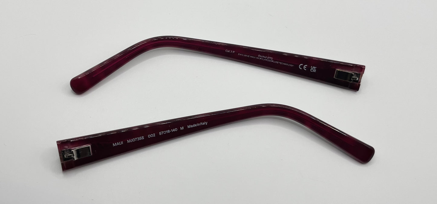Maui Jim 0735s Both Temples Tortoise/violet
