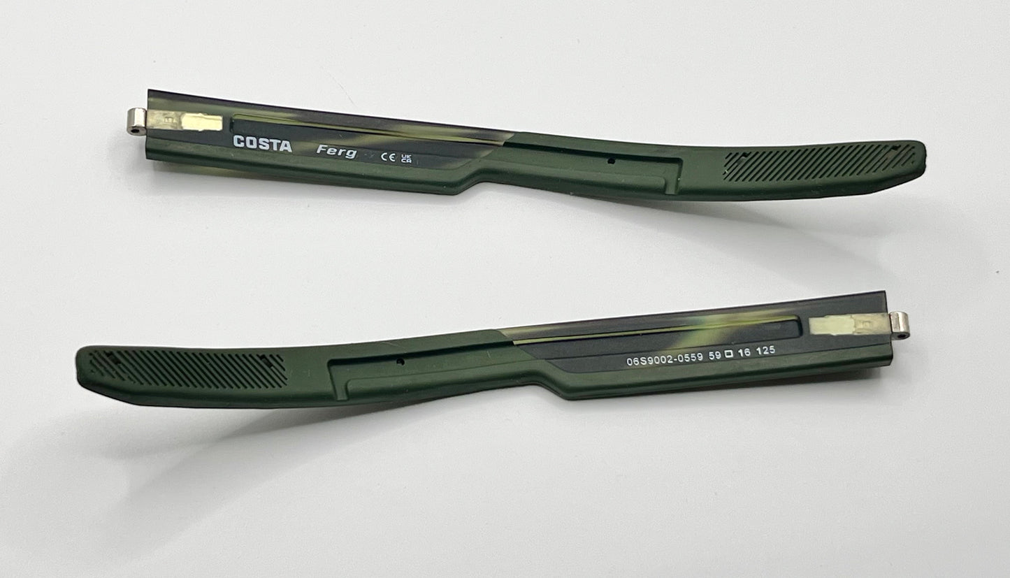 Costa Del Mar Ferg Both Temples Green Tortoise/black