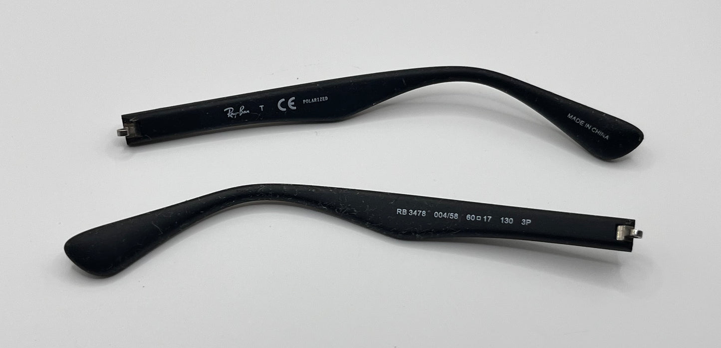 Ray Ban 3478 Both Temples Matte Black