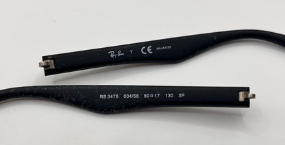 Ray Ban 3478 Both Temples Matte Black