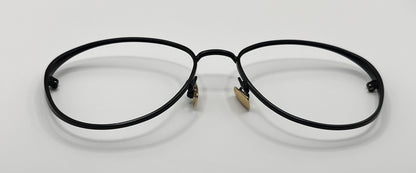 Yves Saint Laurent Slm 91 Front Face Black Metal