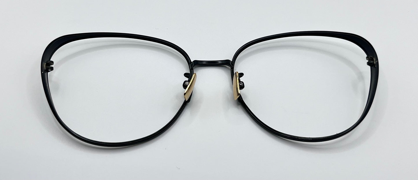 Yves Saint Laurent Slm 91 Front Face Black Metal