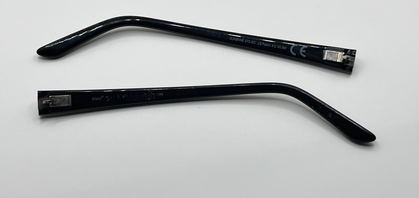 Maui Jim 601 Both Temples Black